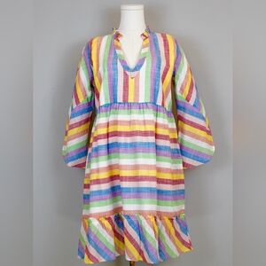 NWT La Plage Claythorne Dress Multi‎ Stripes size XS